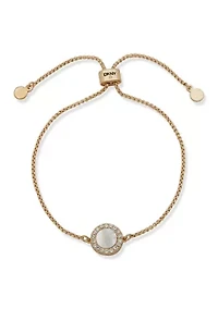 Pearl Inlay Slider Bracelet