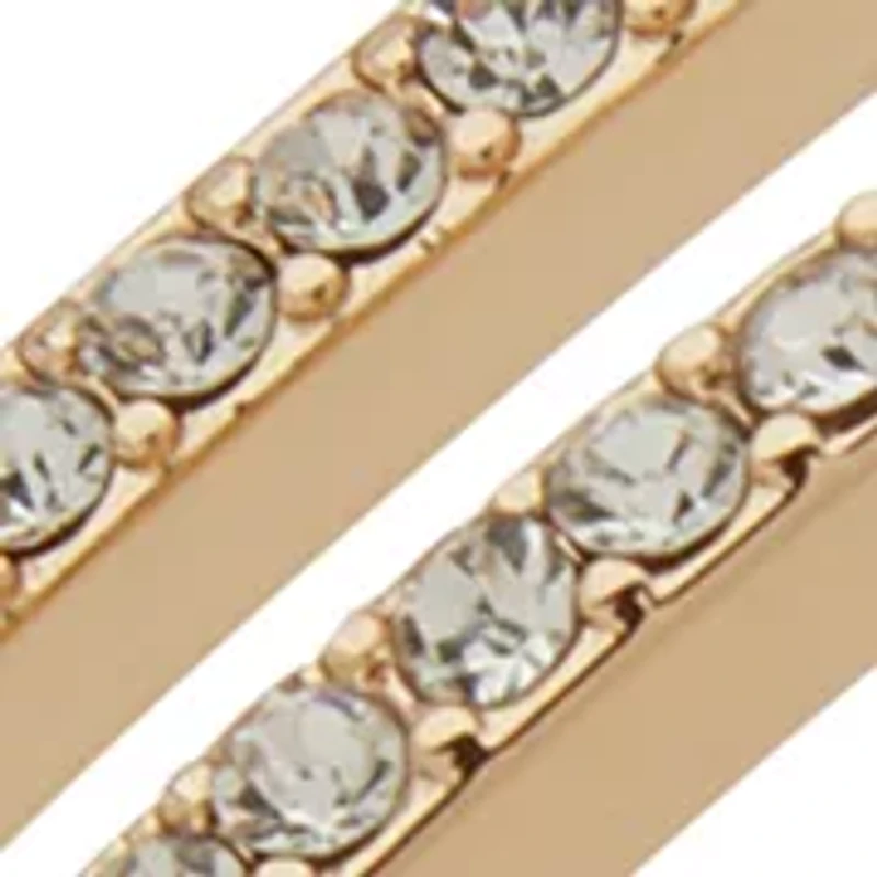 Open Pave Cuff Hinge Bracelet