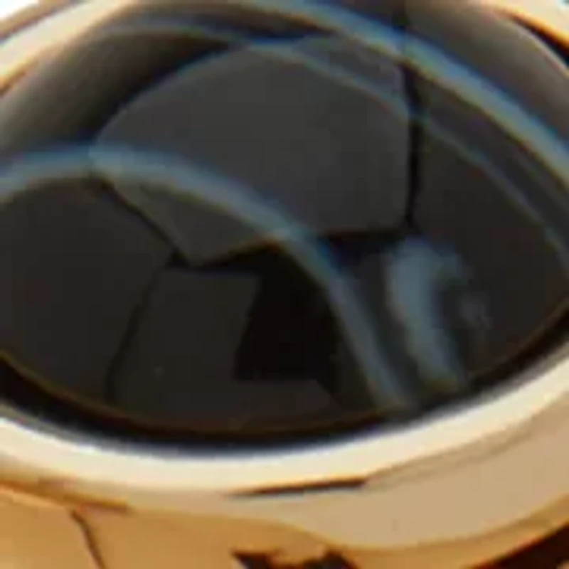 Jet Stone Bangle Bracelet
