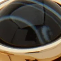 Jet Stone Bangle Bracelet