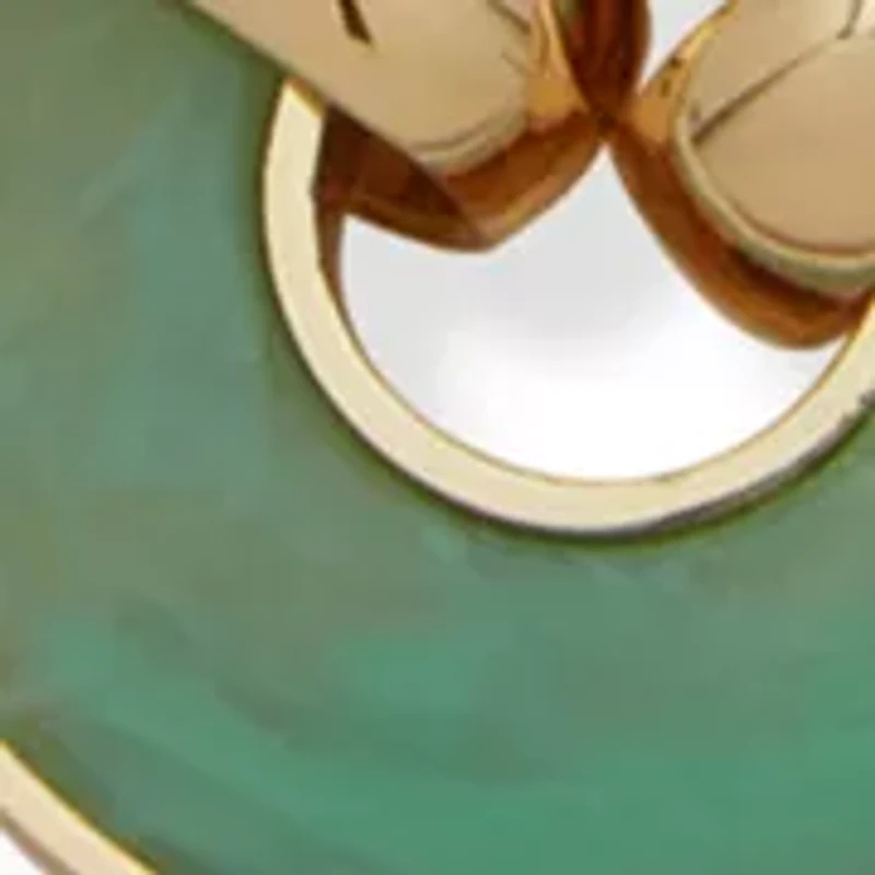 Green Inlay Ring Slider Bracelet