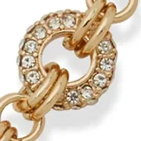  Crystal Logo Charm Flex Bracelet