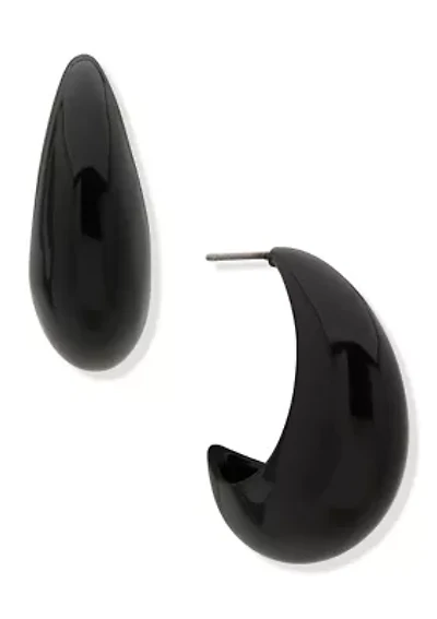 Puffy C Hoop 31 Millimeter Earrings