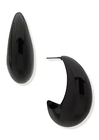 Puffy C Hoop 31 Millimeter Earrings
