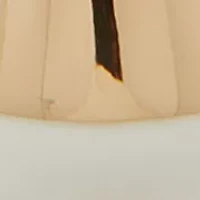 Gold Tone  White Enamel Double Drop Earrings
