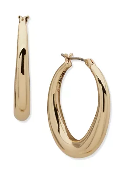 Tapered Hoop Earrings