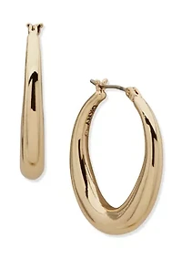 Tapered Hoop Earrings
