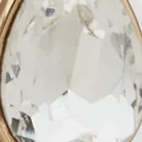 Pear Stone Stud Hoop Trio Earrings