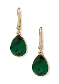 Tear Drop Crystal Earrings