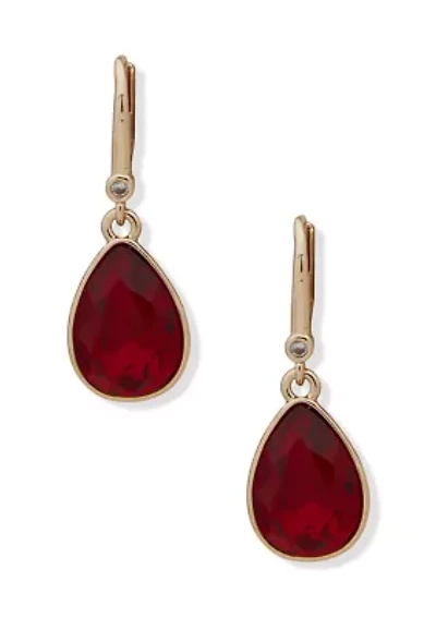 Tear Drop Crystal Earrings