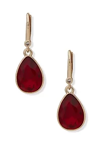 Tear Drop Crystal Earrings