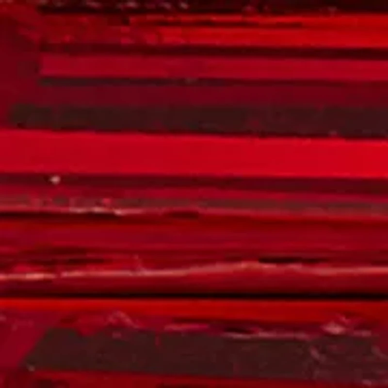 Red Stone Hoop Earrings