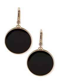 Large Inlay Drop Earrings