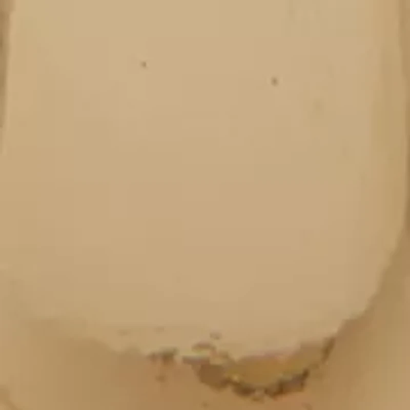 Taper Puffy Gold Tone Hoop Earrings