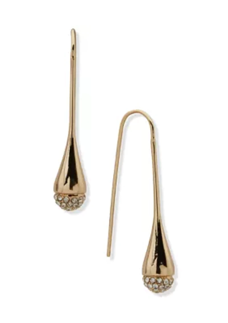 Pavé Threader Earrings