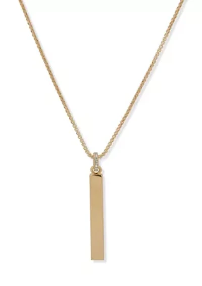 Bar Pendant Necklace