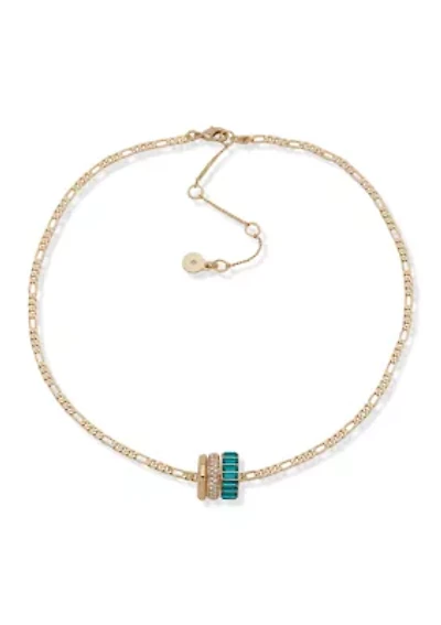 Baguette Pendant Necklace