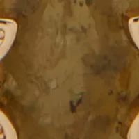 Gold Tone Stone Double Drop Linear Earrings