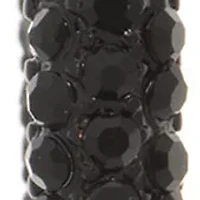 40 Millimeter Crystal Micropave Hoop Earrings