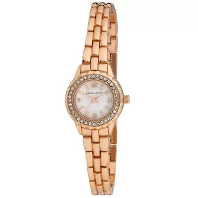 Link Crystal Bezel Bracelet Watch