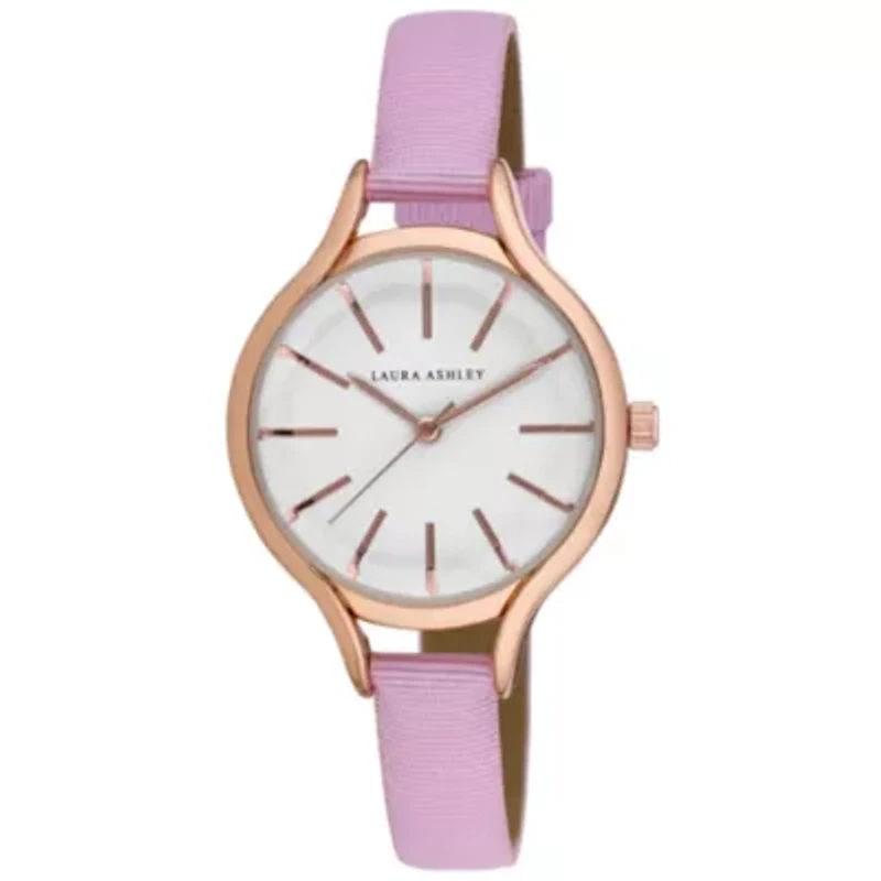 Case Canvas Pink Strap Watch