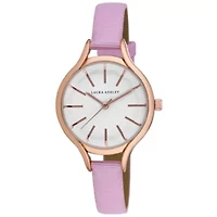 Case Canvas Pink Strap Watch