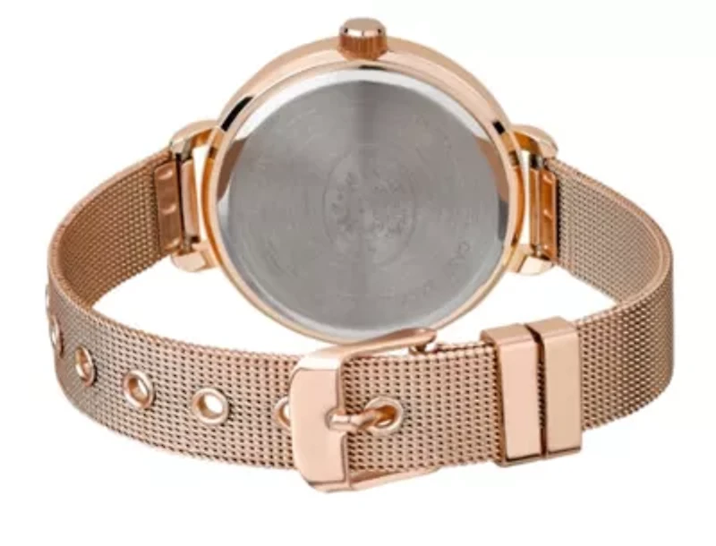 Round Case Mesh Watch