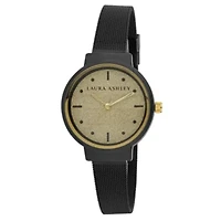 Mesh Powdered Glitz Dial Watch