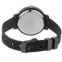 Mesh Powdered Glitz Dial Watch