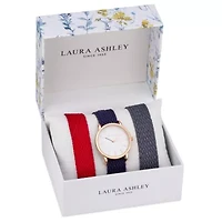 Watch Set 3 Interchangeable Fabric Straps