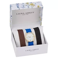 Watch Set 3 Interchangeable Fabric Straps