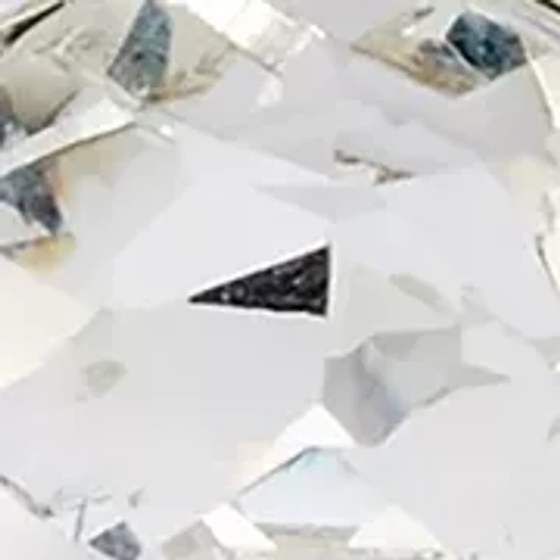 Silver Tone White Pearl Bangle Bracelet