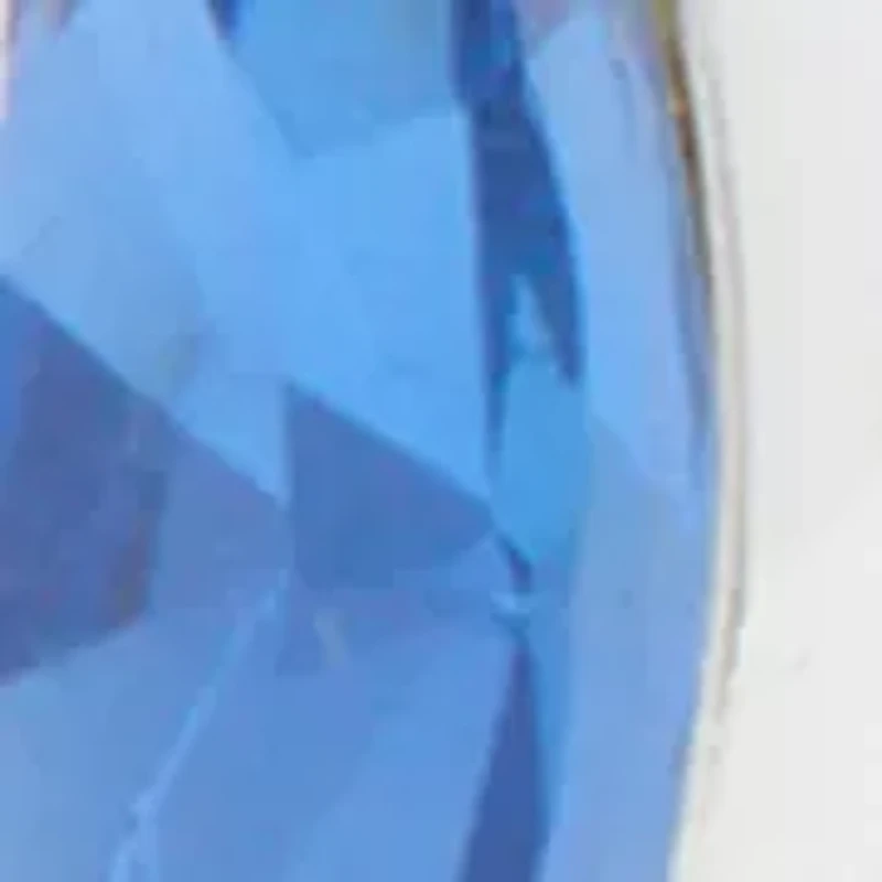 Marquise Stone C Hoop Earrings