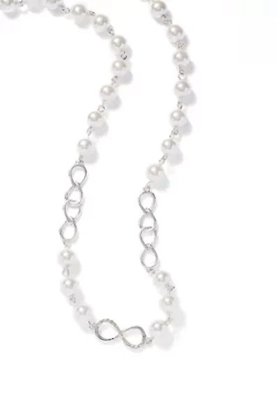 Pearl Infinity Strand Necklace
