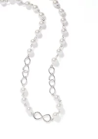  Pearl Infinity Strand Necklace