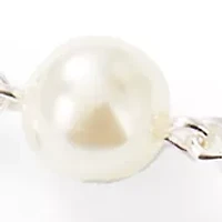 Bow and Pearl Collar Necklace