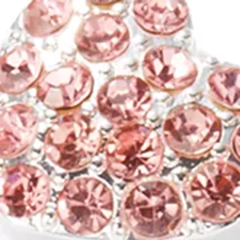 Pavé Heart Station Necklace