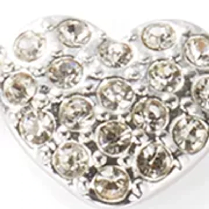 Pavé Heart Station Necklace