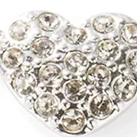 Pavé Heart Station Necklace