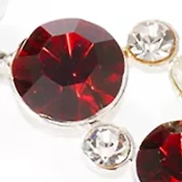 Multi-Cluster Stone Collar Necklace