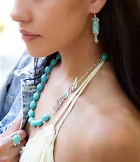 Barse Jewelry Emile Blue Turquoise and Sterling Silver Ring