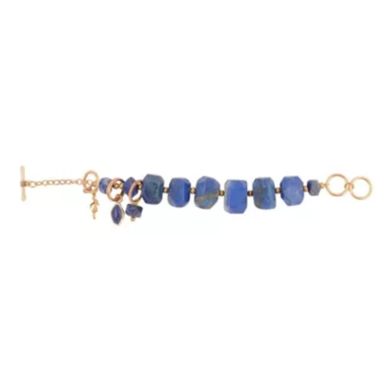 Azul Blue Lapis Chunky Link Bracelet