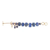 Azul Blue Lapis Chunky Link Bracelet