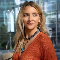 Concho Denim Blue Lapis Golden Statement Necklace