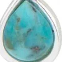 Durango Blue Turquoise Silver Chandelier Earrings