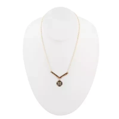 Aztec Labradorite and Brone Necklace