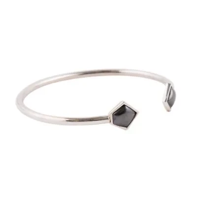 Mirror Image Hematite and Sterling Silver Bracelet
