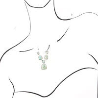 Earth and Sky Turquoise and Sterling Silver Necklace