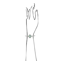 Shielded Turquoise and Sterling Silver Cuff Bracelet