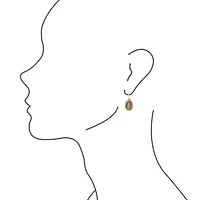 Little Sedona Turquoise and Goldstone Earrings